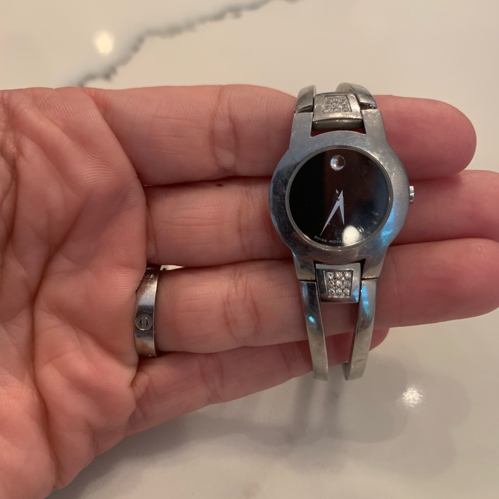 Movado amoroso watch with diamonds